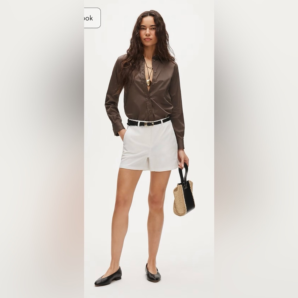 J. Crew White High-Rise Women’s Shorts